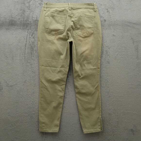 New Directions Jeans Women's Size 10R Beige Mid-Rise Skinny Denim 26" Inseam - Picture 9 of 15